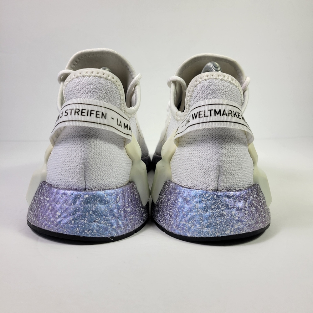 Adidas Originals Men NMD R1 V2 White Speckled Sneakers Sz 8 [GX5163] - Picture 6 of 9